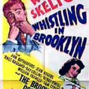 Ann Rutherford and Red Skelton in Whistling in Brooklyn (1943)