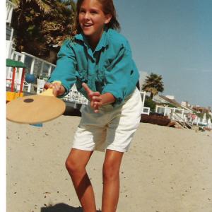 Playing at Malibu after filming The New Lassie Deborah played Frankie in the episode called The Lifeguard