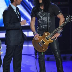 Still of Ryan Seacrest and Slash in American Idol The Search for a Superstar 2002