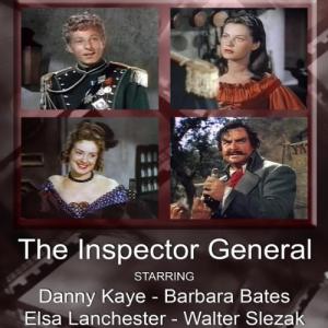 Danny Kaye, Elsa Lanchester, Barbara Bates and Walter Slezak in The Inspector General (1949)