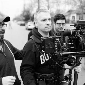 Scott Greenberg, Kevin Sloan & Kevin Nations. On the set of Arose the Coward.
