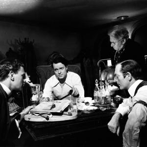 Still of Orson Welles Joseph Cotten and Everett Sloane in Citizen Kane 1941