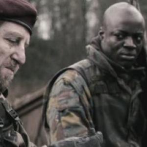 Enoch Frost and Michael Smiley as Cotter and Mckay in 'Outpost'.