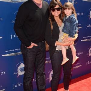 Brady Smith Tiffani Thiessen and their daughter Harper attend the 10th Annual John Varvatos Stuart House Benefit in Los Angeles on March 10 2013