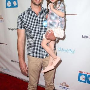 Brady Smith and Harper Renn Smith at the Milk + Bookies 6th Annual Story Time celebration held at Skirball Cultural Center on April 19, 2015 in Los Angeles, California.
