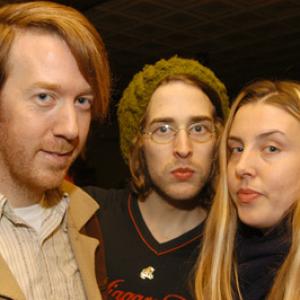 Dan Ollman Sarah Price and Chris Smith at event of The Yes Men 2003