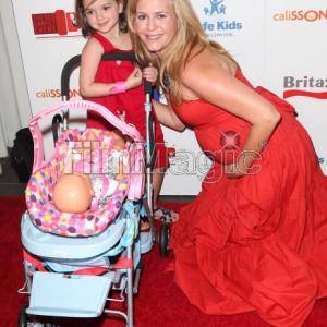 Christie Lynn Smith with daughter Abby Ryder Fortson at the 2nd Annual Red CARpet Event  Arrivals SLS Hotel  Beverly Hills CA 09082012