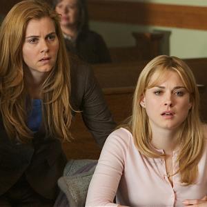 Christie Lynn Smith and Alexandra Breckenridge in a scene from Ticket Out 2010