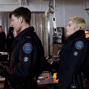 Still of Gregory Smith and Charlotte Sullivan in Rookie Blue 2010