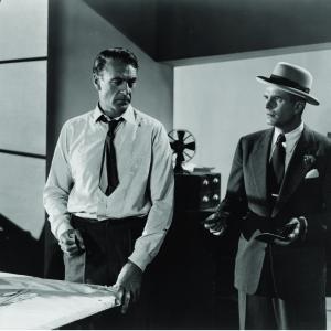 Still of Gary Cooper and Kent Smith in The Fountainhead 1949