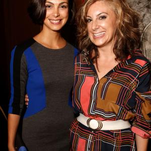 Kirsten Smith and Morena Baccarin at event of Apgaulinga aistra 2012