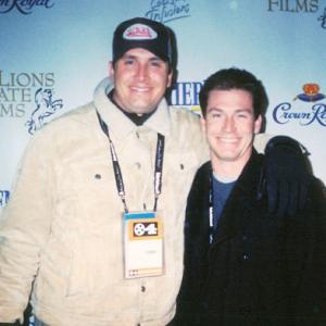 Sundance 2004 Lions GatePremier Magazine Party Todd Fossey and Mark Brian Smith with Overnight