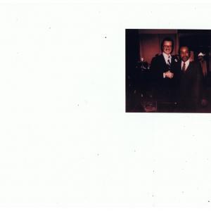 Michael Dwight Smith with Robert Goulet in Las Vegas