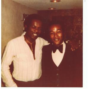 Michael Dwight Smith in Las Vegas with Lou Rawls.