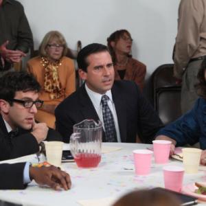 Still of Steve Carell, Phyllis Smith and B.J. Novak in The Office (2005)