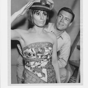 Barrie Chase and Roger Smith in the Unwelcome Aboard episode of Mister Roberts 1966