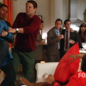 Ellie Kemper, Jussie Smollett, Ike Barinholtz and Mindy Kaling in The Mindy Project