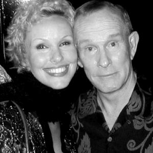 Alexandra and Tommy Smothers backstage at the Comedy Store on Sunset.