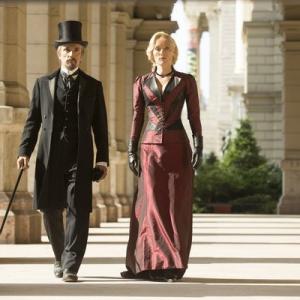 Still of Ben Miles and Victoria Smurfit in Dracula 2013