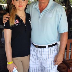 My golf buddy & fellow actor Kathryn Newton