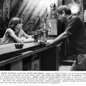 Still of Kristy McNichol and Arlen Dean Snyder in The Night the Lights Went Out in Georgia 1981
