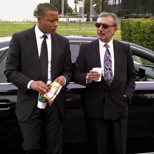 Hollywood Forever Cemetery David L Snyder with Terrence Howard Untitled Comedy  2012