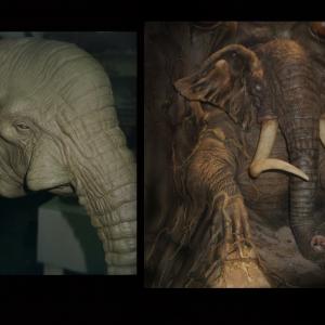 Conan, the TV series - Elephant King, animatronic puppet, designed and created by Gabriel Solana