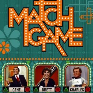 Gene Rayburn Charles Nelson Reilly and Brett Somers in Match Game 73 1973