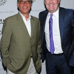 Piers Morgan and Aaron Sorkin at event of The Newsroom 2012