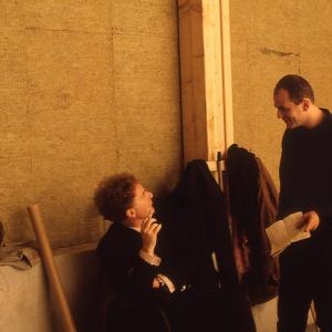 Malcolm McLaren and Anthony Souter on the Revenge of the Flowers shoot