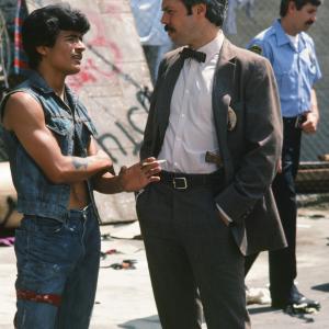 Still of Panchito Gmez and Joe Spano in Hill Street Blues 1981