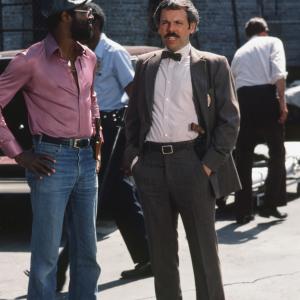 Still of Taurean Blacque and Joe Spano in Hill Street Blues 1981