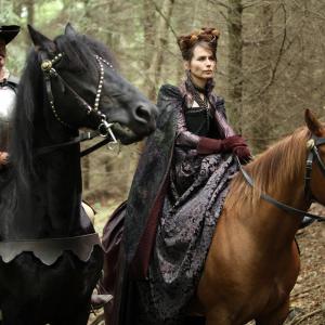Still of Tara Fitzgerald and Hugo Speer in The Musketeers 2014