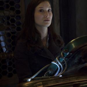 Still of Jennifer Spence in SGU Stargate Universe (2009)