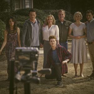 Still of Clayne Crawford Bruce McKinnon Abigail Spencer Aden Young Jake Austin Walker and Adelaide Clemens in Rectify 2013