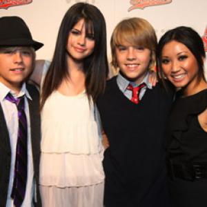 Brenda Song Cole Sprouse Dylan Sprouse and Selena Gomez
