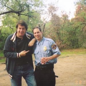 Director Jim Wynorski with Eric Spudic.