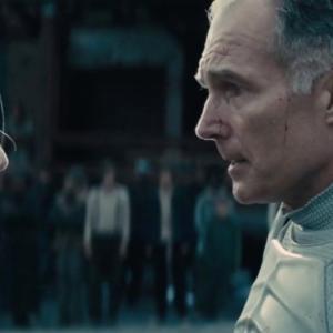 Still of Patrick St Esprit and Woody Harrelson in The Hunger Games Catching Fire
