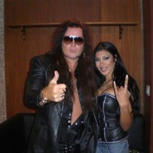 Jasmin post interview with guitar legend Yngwie Malmsteen for Guitar Player magazine