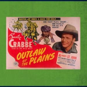 Buster Crabbe and Al St John in Outlaws of the Plains 1946