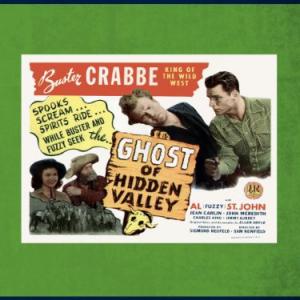 Jean Carlin John L Cason Buster Crabbe and Al St John in Ghost of Hidden Valley 1946