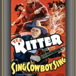 Tex Ritter and Al St John in Sing Cowboy Sing 1937