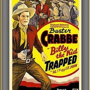Buster Crabbe and Al St. John in Billy the Kid Trapped (1942)