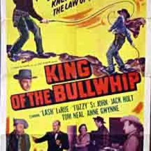 Anne Gwynne, Lash La Rue and Al St. John in King of the Bullwhip (1950)