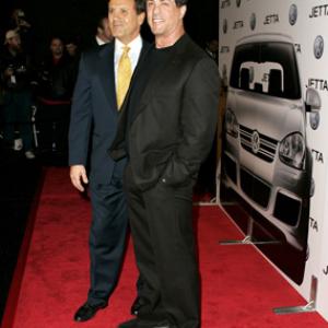 Sylvester Stallone and Frank Stallone