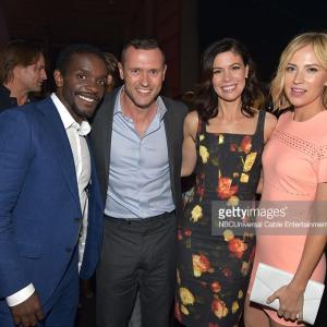 Chris Chalk Jason OMara Lauren Stamile Beth Riesgraf  NBCUniversal Cable Entertainment Upfront  The Javits Center NYC  May 14 2015
