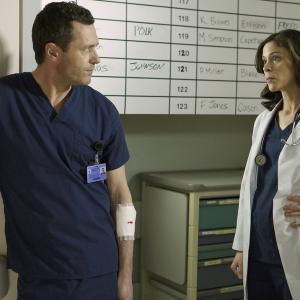 Still of Jason O'Mara and Lauren Stamile in Complications (2015)