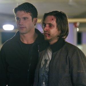 Still of Aaron Stanford and Dillon Casey in Nikita 2010