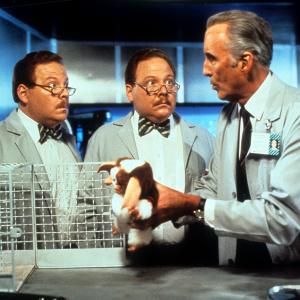 Still of Christopher Lee, Dan Stanton and Don Stanton in Gremlins 2: The New Batch (1990)