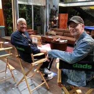 Rick Fitts Stephen Stanton on the set of Dads 2014